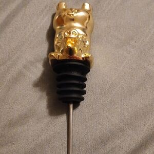 Whistle Back Pig Wine Bottle Stopper